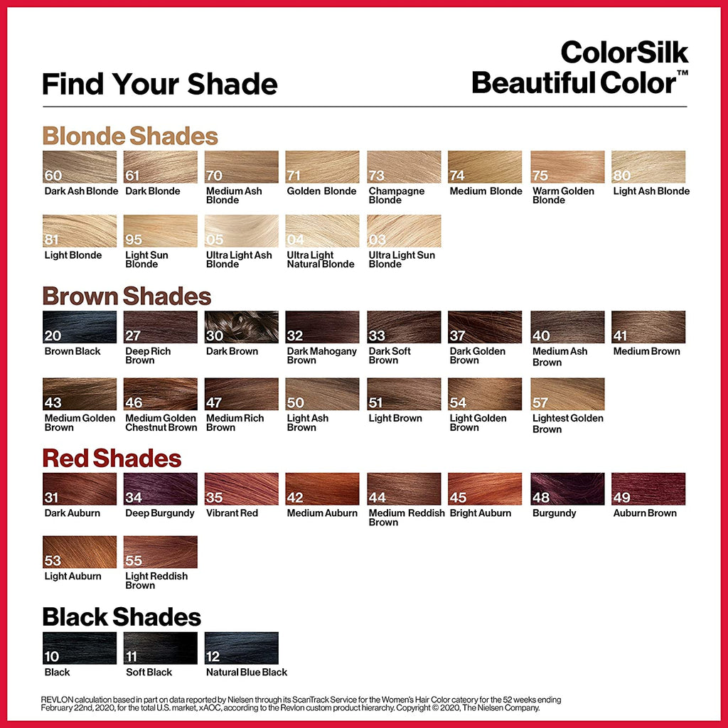 Revlon hair colour 80 ml all colors shades are available