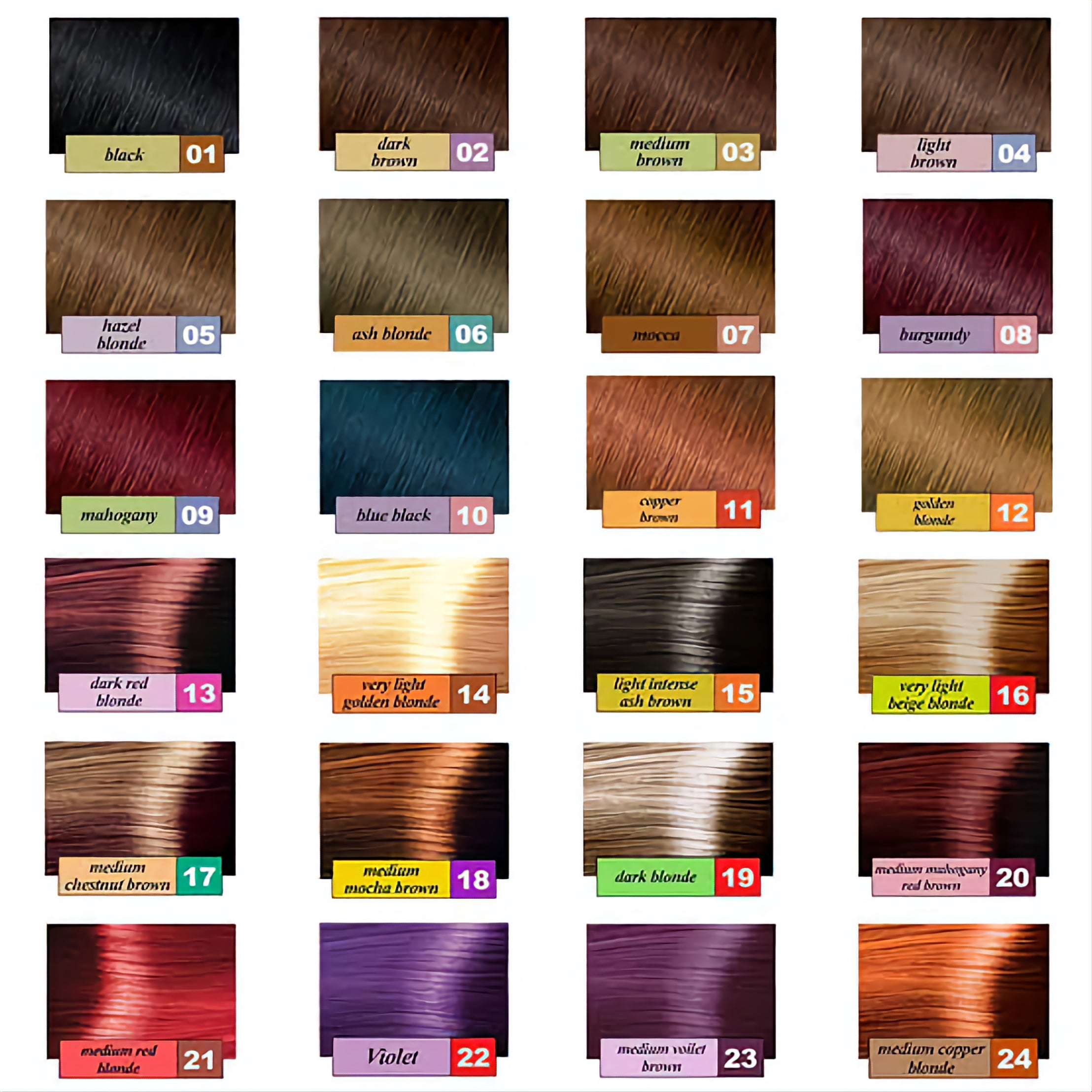 Olivia hair colour  50ml color 50 ml developer all shades are available