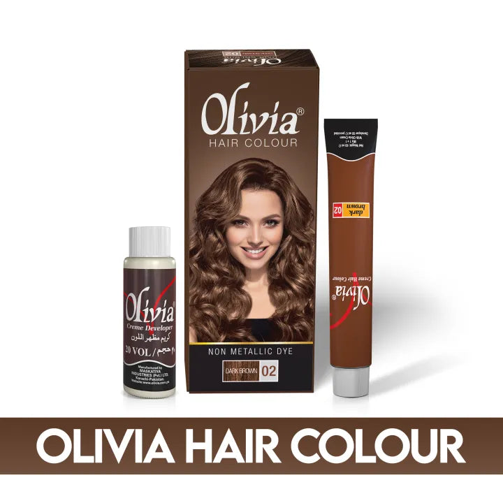 Olivia hair colour  50ml color 50 ml developer all shades are available